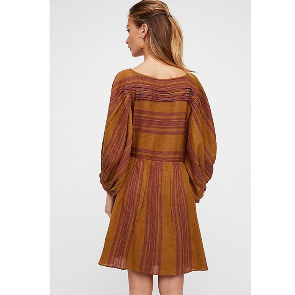 NWOT FREE PEOPLE LILLY STRIPE MINI
DRESS sz S - Picture 5 of 6